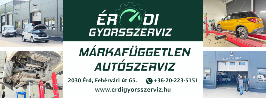 Érdi Gyorsszerviz reklám